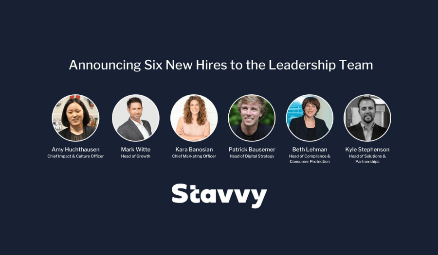Press Release: Stavvy Announces Leadership Hires and Continues Growth